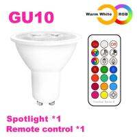 ปากการูปหัวใจเทปrgb สปอร์ตไลท์สีหลอดไฟอัจฉริยะโคมไฟ Led Gu10พร้อมตัวควบคุมไฟส่องสว่าง Cob 220V สป็อตไฟหรี่แสงได้