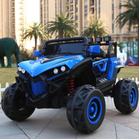 Ô tô xe điện địa hình xjl588 2 ghế 4 động cơ cho bé tự lái và điều khiển - ảnh sản phẩm 8