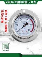 Wuxi Feitian direct sales YN60ZT III type ZQ axial 40mpa oil pressure air pressure shockproof shockproof pressure gauge