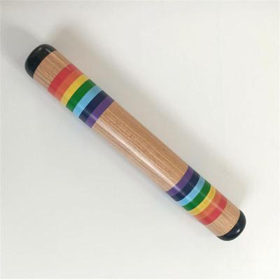 Montessori Raindrop Sound Toy Baby Musical Instrument Wooden Rainbow Hourglass Rain Maker Rain Stick Toy Kids Educational Toys