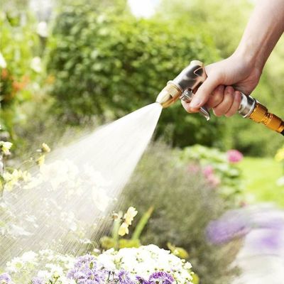 hot【DT】 1pcs Garden Gun Hose Nozzle Mutifunctional Household Car Washing Yard Sprayer Pipe Tube Tools