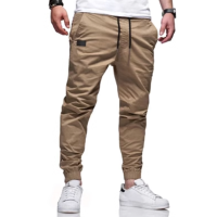 ฤดูใบไม้ผลิฤดูใบไม้ร่วงผู้ชายกางเกง Harem Joggers กางเกง2023ใหม่ชายกางเกง Mens Joggers Solid Multi-Pocket กางเกง Hip Hop Sweatpants