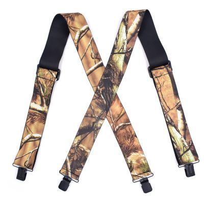 【YF】☏♛♦  OLOME 120cmx5cm Wide Camouflage Suspenders Mans Braces Male Outdoor Straps Bretelles suspensorio Pants Camo