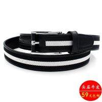 Belt male leather belt belt buckles leather head layer needle male belt pure cowhide leisure golf joker belt