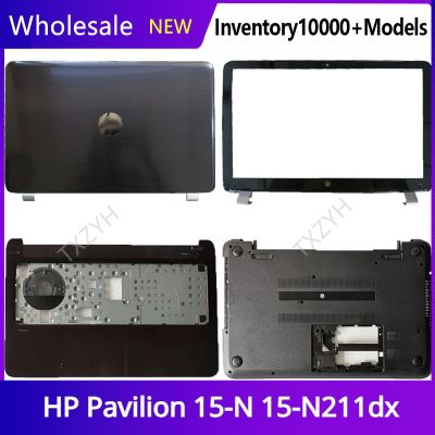New Original For HP Pavilion 15-N 15-N211dx Laptop LCD back cover Front Bezel Hinges Palmrest Bottom Case A B C D Shell
