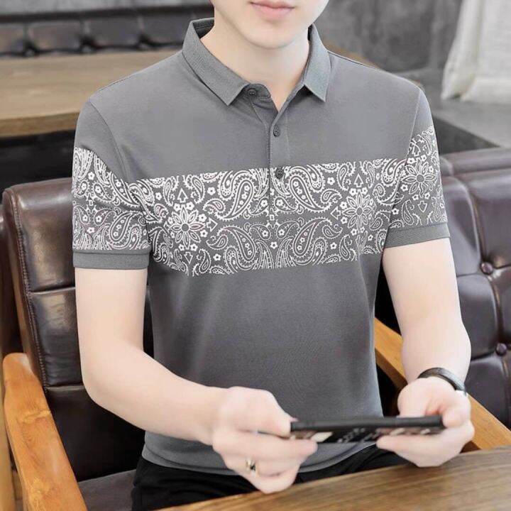 เสื้อโปโลสีพื้น-เสื้อโปโล-สำหรับผู้ชาย-men-polo-shirt