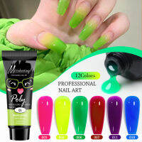 Favogue 12สี Neon Luminous Nail Extension เจล DIY เล็บ Art Polish ตกแต่งเล็บสำหรับปาร์ตี้บาร์เต้นรำเทศกาล15Ml