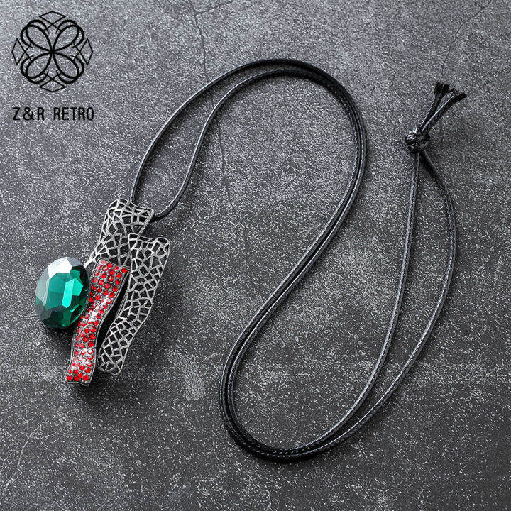 long-necklace-vintage-jewelry-for-women-bead-pendants-suspension-goth-chains-choker-wholesale-jewellery-hotsale-2021-accessories