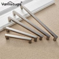 VARMSTUGA Kitchen Door Handles Cabinet Handles Drawer Knobs Aluminum Alloy Wardrobe Door Handles Brushed Modern Style Hardware