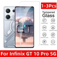 กระจกนิรภัยสำหรับป้องกันหน้าจอขนาดเล็กเต็ม Infinix GT 10 Pro 10Pro GT10Pro 5G 2023คลุมทั้งหมดกระจกนิรภัยใสฟิล์ม HD ป้องกันรอยขีดข่วนความแข็ง9H