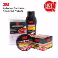 3M Car Care Set Microfiber DETAILING CLOTH 50 CM X 50CM. + Car Shampoo + PASTE WAX  ชุดดูแลรักษารถยนต์  3M แชมพูล้างรถ + แวกซ์ขี้ผึ้งเคลือบเงารถยนต์ น้ำยาเคลือบรถ	สูตรคานูบา +  ผ้าเช็ดรถ ไมโครไฟเบอร์ สำหรับเช็ดรถ ราคาพิเศษ