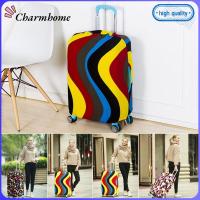 CHARMHOME สีสันสดใส ป้องกันรอยขีดข่วน เดินทาง กระเป๋าลาก อุปกรณ์ป้องกันสัมภาระ ผ้าคลุมกระเป๋าเดินทาง กระเป๋าใส่รถเข็นท่องเที่ยว