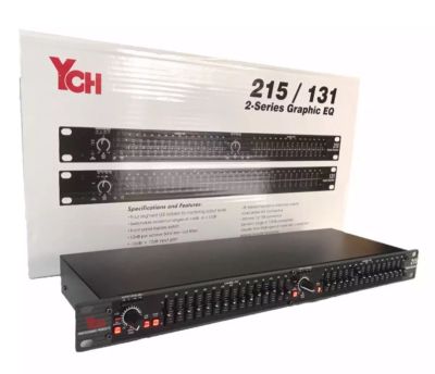 YCH  EQ-215 Dual Channel 15-Band Equalizer 1U Rack Mount - intl(รุ่น YCH 215)