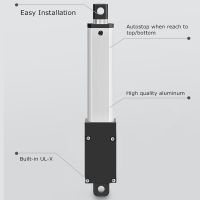 Limited Time Discounts DC 12V Small Linear Actuator Stroke 30Mm Max Force 33Lbs Electric Motor For Cabinets Window Opener Robitcs With Free Bracket