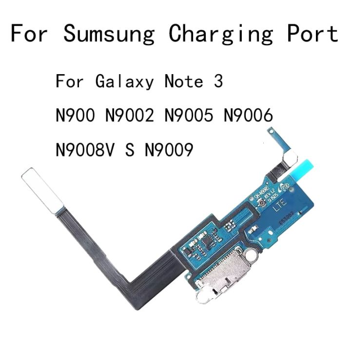 แท่นชาร์จ Usb ช่องเสียบพอร์ตสายเชื่อมต่อสัญญาณบอร์ดซ่อมโทรศัพท์มือถือสายเคเบิ้ลยืดหยุ่นสำหรับ Samsung Galaxy Note 3 N900 N9002/9 N9005 N9006 N9008v S
