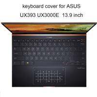 【❂Hot On Sale❂】 erwang81474714 13.9ที่ปิดแป้นพิมพ์สำหรับเอซุส Zenbook S Ux393 Ea Ux393ja Ux392ใหม่ Tpu Laps คีย์บอร์ดใสฝาครอบป้องกันฝุ่นซิลิโคนอ่อน