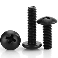 ？》：“： M2 M2.5 M3 M4 M5 M6 TM Screws Phillips Truss Mushroom Head Screw Black Plated Carbon Steel Screw