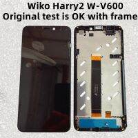 สำหรับโทรศัพท์มือถือจอแอลซีดี Harry2 Wiko หน้าจอสัมผัส Harry 2โมดูล W-V600ภายในและภายนอกพร้อมกรอบ