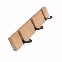 【YF】 Wooden Hanger Wall Hook Door Behind Clothes Strong And Durable Creative Folding Design Angular Free Transformation