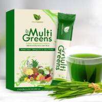 น้ำผักผลไม้แบบผงสกัดเข้มข้น Multi Greens (มัลติ กรีนส์) นํ้าผักชงดื่ม นํ้าผักผง นํ้าผลไม้ผง ผักผลไม้ผง สำหรับผู้ทานผักยาก