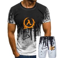 2023 NewSplash Ink Design Half Life โลโก้ T เสื้อผู้ชายเสื้อยืดพิมพ์กราฟิก Half Life 2 T เสื้อ Half Life 3 Tshirt 2020ใหม่ Tees