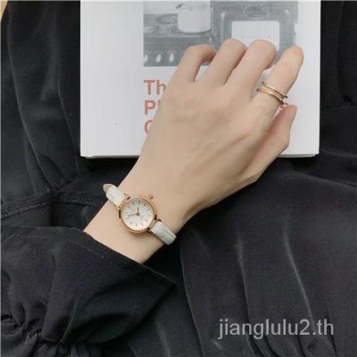 【aizhirui】คลาสสิค ย้อนยุค เส้นบางๆนาฬิกา ของผู้หญิง นักเรียน ขนาดเล็กและประณีต ลำลองและเรียบง่าย เข็มขัดหนังกันน้ำ