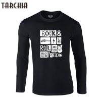 [Lanbo clothing] TARCHIA 2023 Homme เสื้อยืดผู้ชายแบรนด์เข้ารูปร็อคโปสเตอร์เทศกาลผ้าฝ้ายเสื้อเชิ้ตพิมพ์ลายสนุกๆสำหรับผู้ชายเสื้อยืดแขนยาวฤดูใบไม้ร่วง