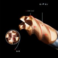 HRC70 Superhard R0.1 R0.2 R0.5 มุมรัศมีดอกเอ็นมิล CNC R เครื่องตัดมุมทังสเตนคาร์ไบด์เหล็กเราเตอร์เครื่องมือ 4 ขลุ่ยมิลล์