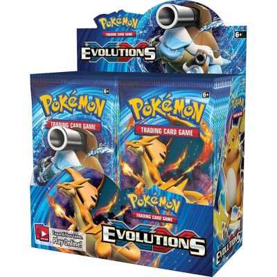 Pokemon TCG: XY Evolutions บูสเตอร์ปิดผนึกกล่อง324ชิ้นการ์ดโปเกมอน TCG Sun &amp; บัตรดวงจันทร์เกมเกมสำหรับเด็ก