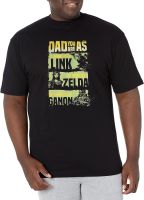 Nintendo Big &amp; Tall Zelda Jumble Mens Tops Short Sleeve Tee Shirt