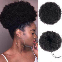 แอฟริกาปลอมทำสัญญาข้ามพรมแดนยุโรปและอเมริกา afro หัวระเบิด hair bun ผมหางม้าหนอนผมมวย Xuchang หมวก