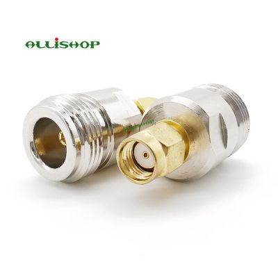1Pcs N Female to RP-SMA Male Jack Center RF Connector Adapter RP SMA Plug to N Jack Wi-Fi Adapter for Antennas Coaxial Cables Electrical Connectors
