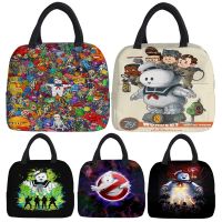 Ghostbusters Afterlife Lunch Bag for School Kids Office Lunch Portable Thermal Cooler Lunch Box Handbag Boys Christmas Gift