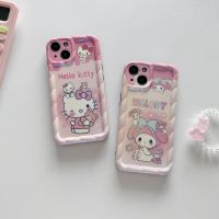 เคสมือถือลายการ์ตูน Hello Kitty My หมีของขวัญเคสโทรศัพท์สำหรับ iPhone 14 Pro Max 14Pro 14 Plus เคสกันกระแทกนิ่มสำหรับ iPhone 13 Pro Max 13 KT เคสโทรศัพท์แมวสำหรับ Apple 12 11 Hello.kitty เคสห่อหุ้ม