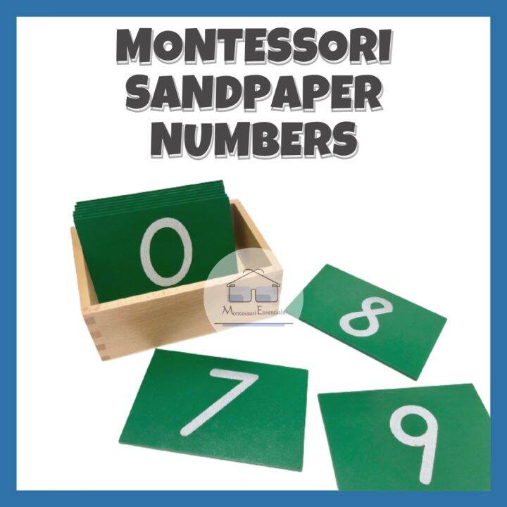 [PREORDER] Montessori Sandpaper Alphabets + Sandpaper Number Flash