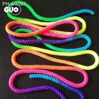 Competition Yoga Indoor Outdoor Training Rainbow Colour Polyester Exercise Fitness Artistic Gymnastics Jump Rope For Sports