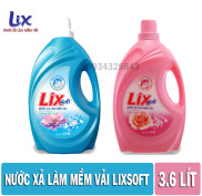 Nước xả làm mềm vải Lixsoft 3.6 lít - tùy chọn hương