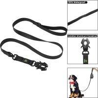 1.5M Pvc Tactical Leashes For Dog Waterproof Durable Handle Leash Quick Release Frog Clip Long Straps Pet Large Dogs Accessories