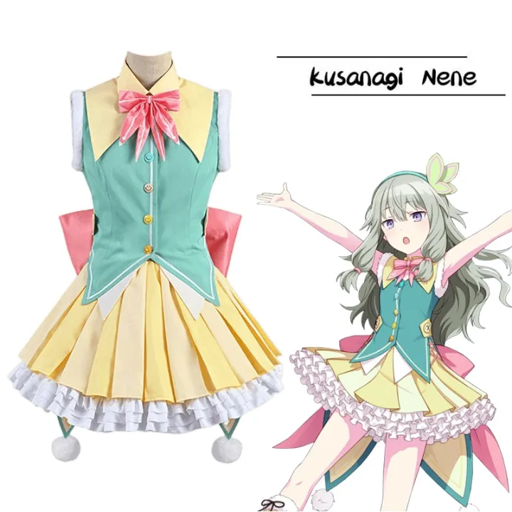 Project Sekai Colorful Stage! Feat Kusanagi Nene Cosplay Costume Dress ...