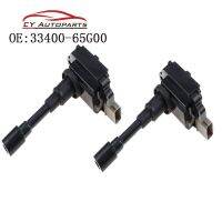 2PCS Ignition Coil For SUZUKI ALTO BALENO CARRY Box GRAND VITARA IGNIS LIANA SWIFT SX4 88-10 33400-65G00 33410-65G00 9C19-0370