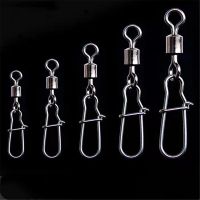 Fishing Interlock Swivels Stainless Pin Steel Swivel [hot]20pcs Accessories Snap Connector Lure Fishhook Snap Rolling Fishing