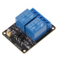 【☊HOT☊】 Maries store รีเลย์โมดูลสวิตซ์  2ช่อง Dc 5V สำหรับ Raspberry Pi Arm Avr Dsp