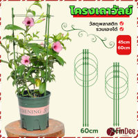 FinDee โครงเถาวัลย์ เสามะเขือเทศ โครงปลูก อุปกรณ์สำหรับพืชไม้เลื้อย 45cm 60cm plant trellis