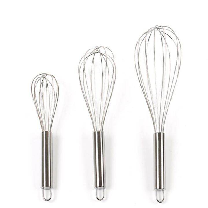 M1102 6/8/10/12inch stainless steel egg beater whish mixing stir ...