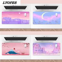 Gaming Desk Mats Large Size XL Pink Cute Mouse Pad Game Deskpad Kawaii Room Home Decor Laptop Mats for Computer Keyboard