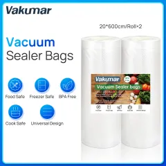 Vacuum Sealer, Vakumar 90Kpa Food Vacuum Sealer Machine Built-in Cutter &  Bag Storage, Food Preservation Dry/Moist /Liquid Mode, Sauces and More