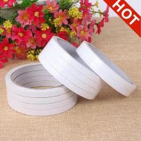 【hot】▤  Double-sided Tape Adhesive Ultra-thin High-adhesive Office School Supplies Width5/ 8/ 10/ 12/ 15 /18/20