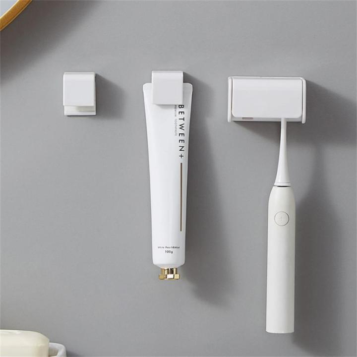 toothbrush-stand-shaver-rack-organizer-electric-toothbrush-wall-mounted-toothpaste-holder-space-saving-bathroom-accessories