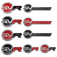 ล้อแม็กรถยนต์สติกเกอร์ SVR โลโก้ตราสัญลักษณ์ D Ecals สำหรับ R Ange Rover E Voque การค้นพบ Defender Freelander L322 Velar กีฬา Overfinch