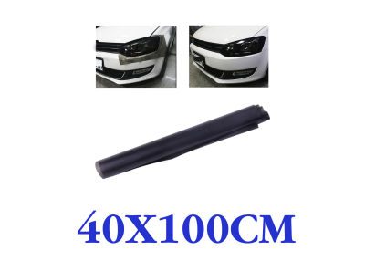 CAR LIGHT FILM 40X100CM ฟิล์มติดไฟหน้า ฟิล์มติดไฟหน้ารถยนต์ ฟิล์มดำติกรถ ฟิล์มดำติดกระจก ฟิล์มติดโคมไฟหน้ารถยนต์  สีดำชา